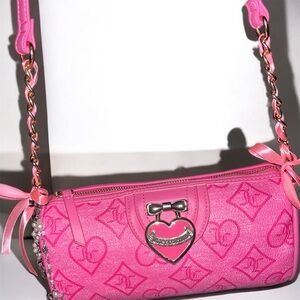 Juicy Couture Precious Moments Roll Barrel Bag Juicy Pink New
